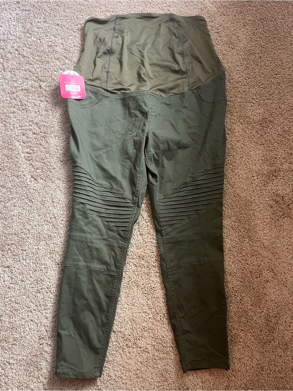 Isabel Maternity by Ingrid & Isabel Olive Green Skinny Jeans
